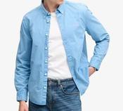 SUPERDRY-GARMENT DYED SHIRT-TUMBLED BLUE image