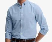 SUPERDRY-PREPPY OXFORD SHIRT-SKY BLUE CHAMBRAY image