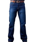 DIESEL-NIKOLAI DEXTER CLASSIC BOOTLEG FIT JEANS-WASHED INDIGO image