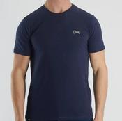 DIESEL-BASIC CADEN O NECK TEE-NAVY IRIS image