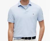 TOMMY HILFIGER-PERFORMANCE PIQUE REG POLO-BREEZY BLUE image