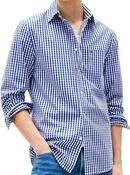 TOMMY HILFIGER-HERITAGE OXFORD GINGHAM RF SHIRT-ROYAL BLUE &amp; CHECK image