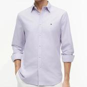 TOMMY HILFIGER-SOLID HERITAGE OXFORD RF SHIRT-MONARCH PURPLE image