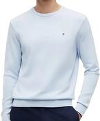 TOMMY HILFIGER-ESS SSNL COTTON CREW NECK SWEATER-BREEZY BLUE image