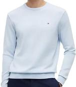 TOMMY HILFIGER-ESS TERRY CREWNECK SWEATER-BREEZY BLUE image