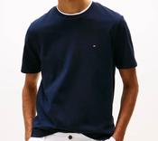 TOMMY HILFIGER-LIGHT INTERLOCK TEE-DESERT SKY image