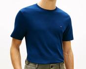 TOMMY HILFIGER-LIGHT INTERLOCK TEE-PIGMENT BLUE image
