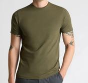 REMUS UOMO-PLAIN STRETCH TEE-OLIVE 365 image