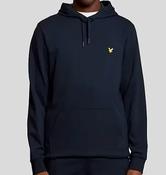 LYLE&amp;SCOTT-FLY FLEECE HOODIE-DARK NAVY