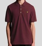 LYLE&amp;SCOTT-PLAIN POLO-BURGUNDY image