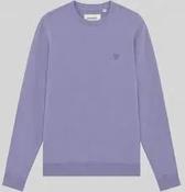 LYLE&amp;SCOTT-SUPERFINE CREW NECK SWEATSHIRT-FLORAL VIOLET image