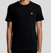 LYLE&amp;SCOTT-JACQUARD TAPE TEE-JET BLACK image