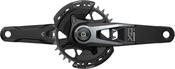 SRAM Crankset Powermeter X0 Eagle Spindle Q174 55mm Chainline Dub MTB Wide Black 2-Guards 32T T-Type (BB Not Included) image