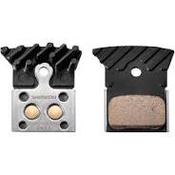 Shimano L04C-MF Disc Pads and Spring, Metal Sintered, Alloy/Stainless Back, Cooling Fins image