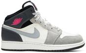 Air Jordan 1 Mid  White Grey Hyper Pink  555112-117 image