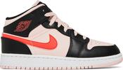 Air Jordan 1 Mid GS  Black Pink Crimson  554725-604 image