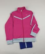 Nike Girls Full Zip Poly Tracksuit Pink Blue