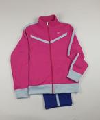 Nike Girls Full Zip Poly Tracksuit Pink Blue