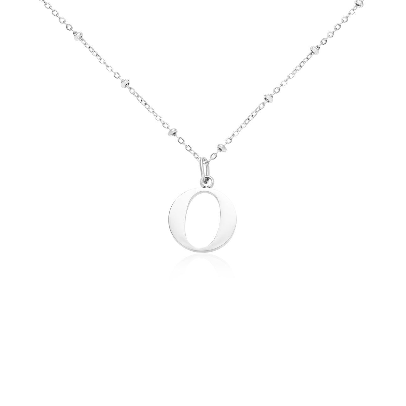 Initial necklace o hotsell