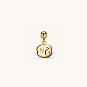 Cancer Classic Charm Gold