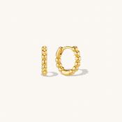 Beaded Huggies Gold