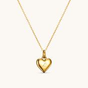 Adore Heart Necklace in Gold image