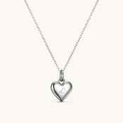 Adore Heart Necklace in Silver