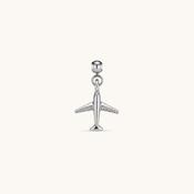 Airplane Charm Silver image