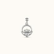 Claddagh Charm Silver