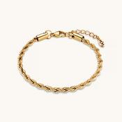 Men’s Rope Bracelet in Gold