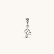 Music Charm Silver