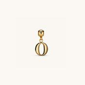 O Classic Initial Charm Gold