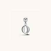 Q Classic Initial Charm Silver