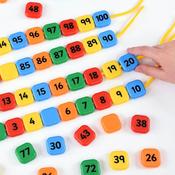 0-100 Lacing Number Beads