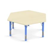 Adjustable Hexagonal Table - All Heights &amp; Colours