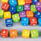 Alphabet Threading Beads 2.5cm