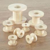 Assorted Outdoor Wooden Reels 8pk