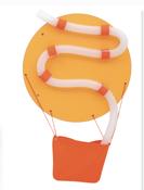 Balloon with ball tube