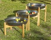 Cascading Deep Spot Trays and Stands - Set of 3