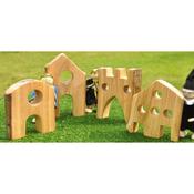 Chunky Houses Pack of 4
