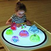 Circular light panel