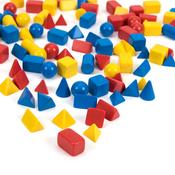 Coloured Small Solid Shapes 96pk