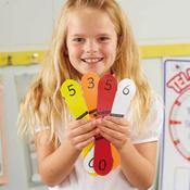 Colourful Place Value Number Fans 60pcs