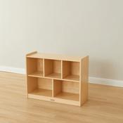 Compartment Shelving Unit - Wooden Back image
