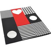 Contrast mat with mirrors