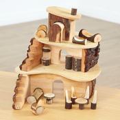 Deluxe Wooden Fairy Tree House Set
