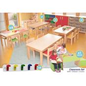 EASE Classroom with Timber chairs 34cm