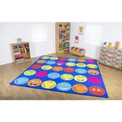 Emotions Interactive Square Carpet