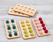 Felt Ball Tens Frames - Pack of 5