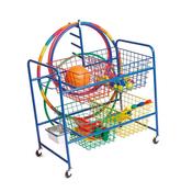 Four Basket Storage Trolley